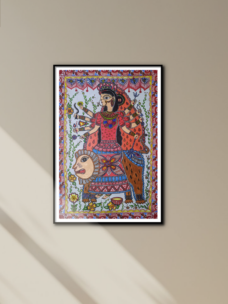 Shop Goddess Durga in Madhubani by Ambika Devi