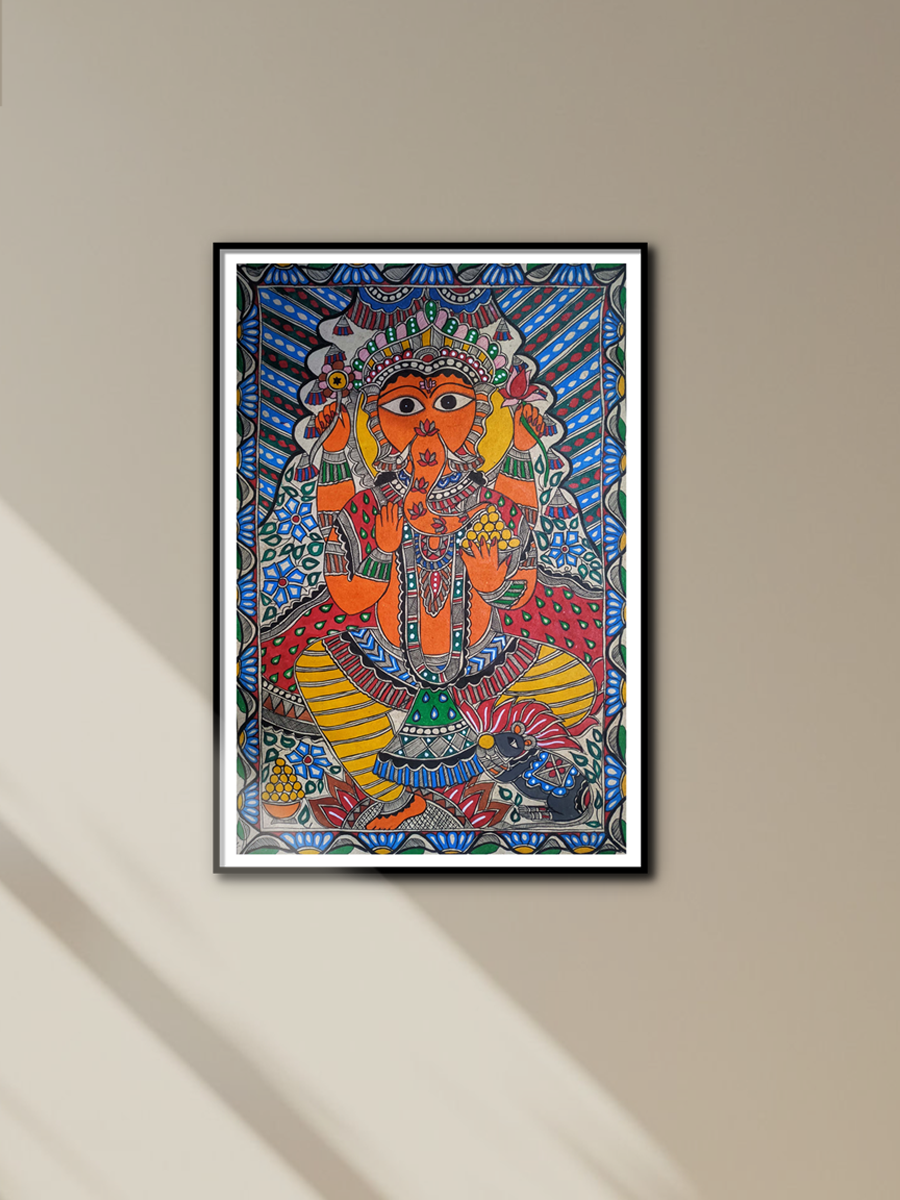 Buy Lord Ganesha in Madhubani by Ambika Devi