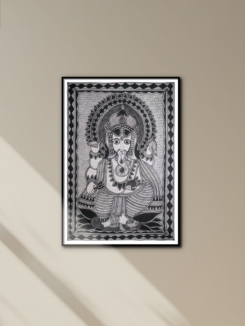 Shop Ganesha in Traditional Mithila Madhubani by Ambika Devi