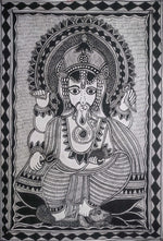 Buy Ganesha in Traditional Mithila Madhubani by Ambika Devi