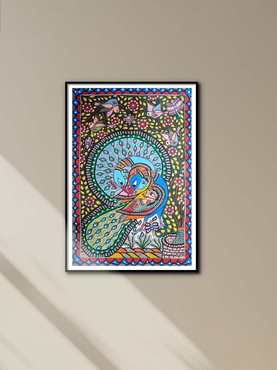 Shop The Divine Peafowl in Madhubani by Ambika Devi