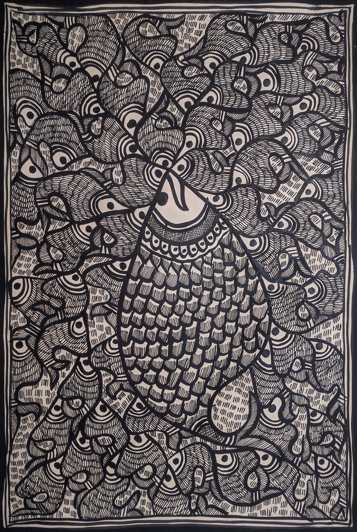 Fishes in Madhubani by Ambika Devi Thumbnail