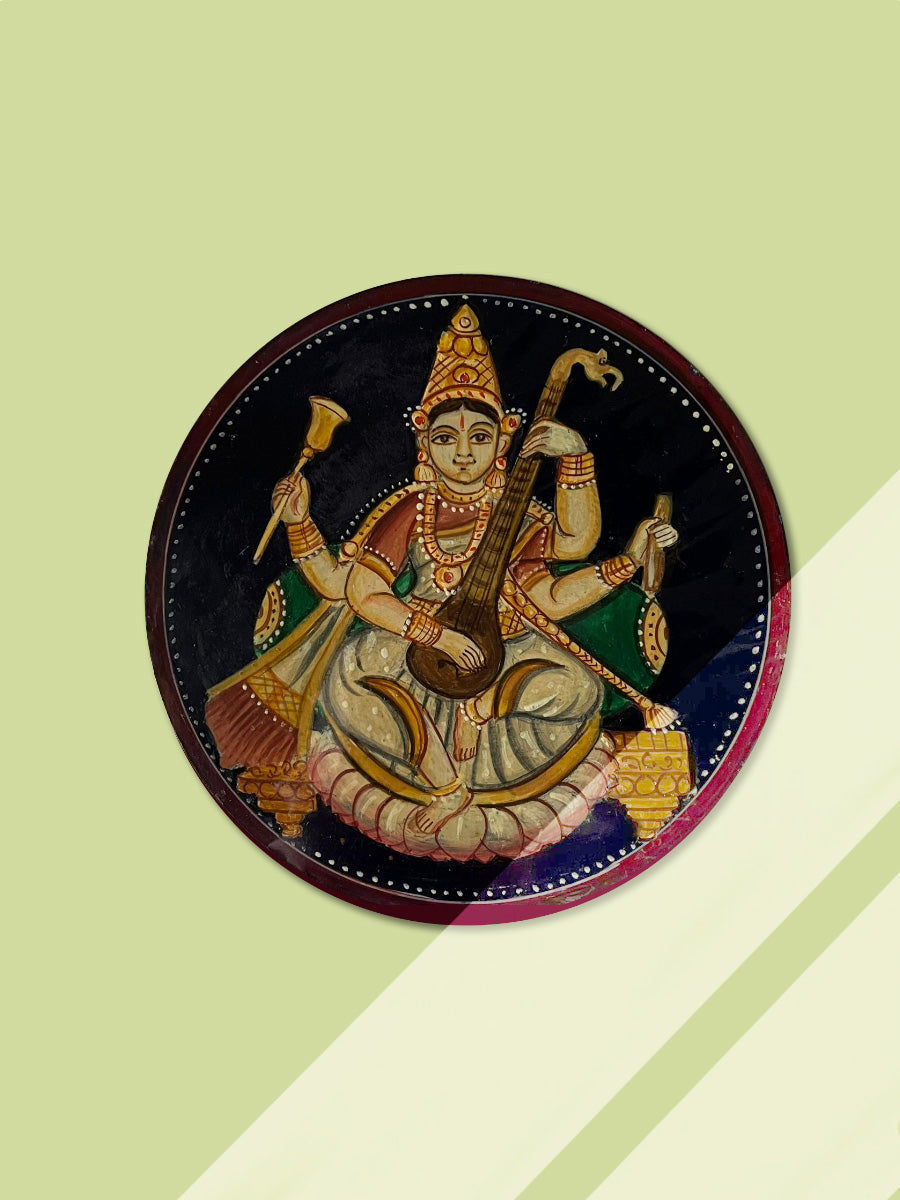 Shop Goddess Saraswati in Mysore art by Hemalatha B