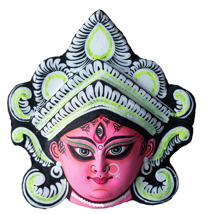 Maa Durga: A Distinct Chhau Mask by Dharmendra Sutradhar Thumbnail