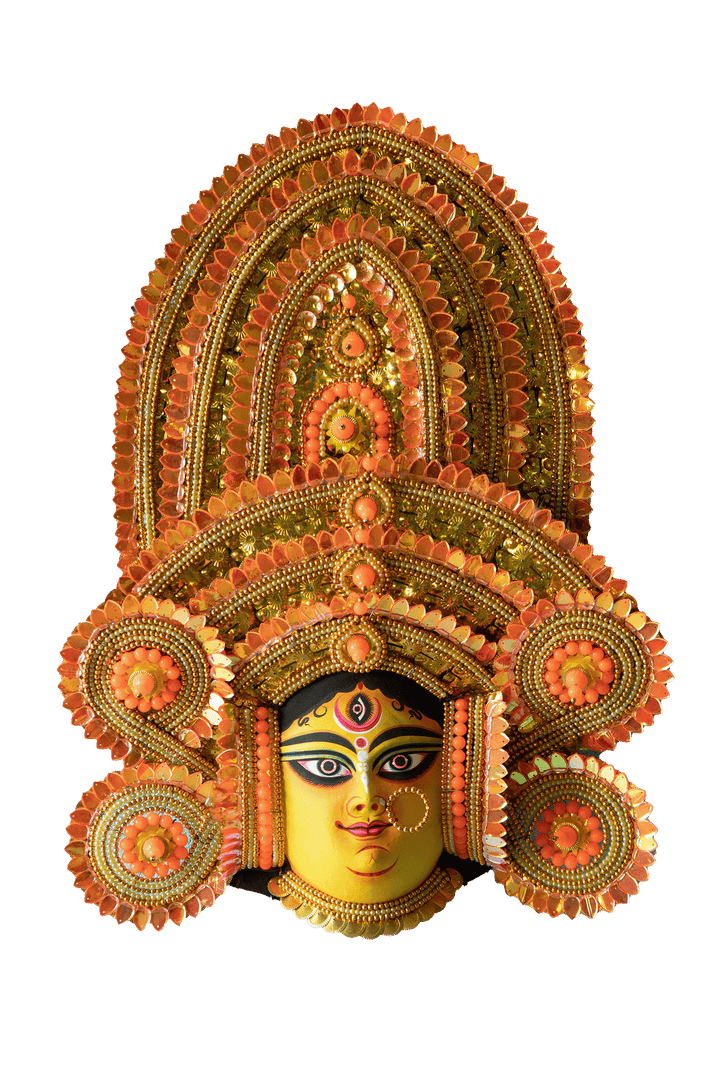 Maa Durga: Chhau Mask of Maa Durga by Dharmendra Sutradhar Thumbnail