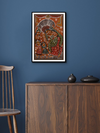 Buy Maa Durga with Kids in Bengal Pattachitra by Swarna chitrakar