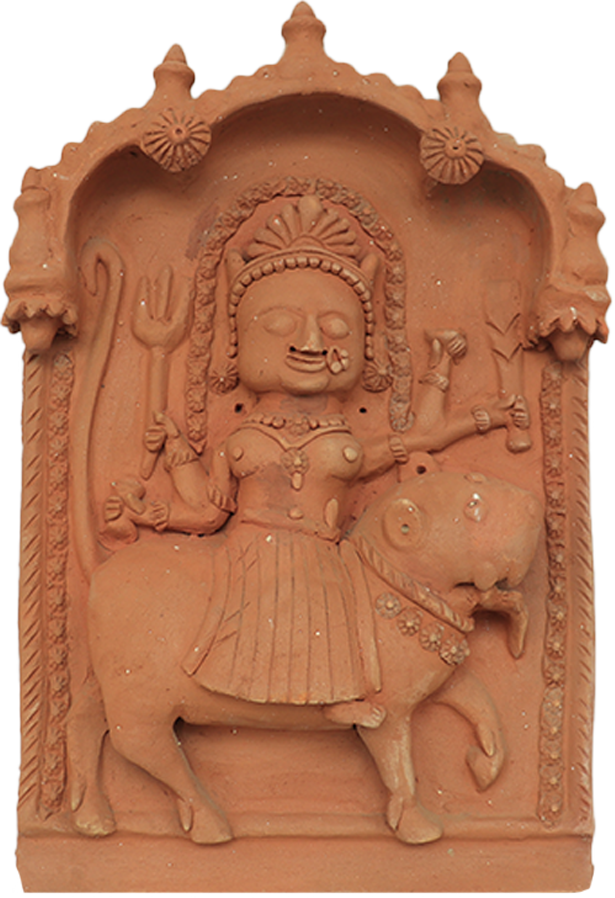 Maa Durga’s portrayal in Terracotta by Dinesh Molela Thumbnail