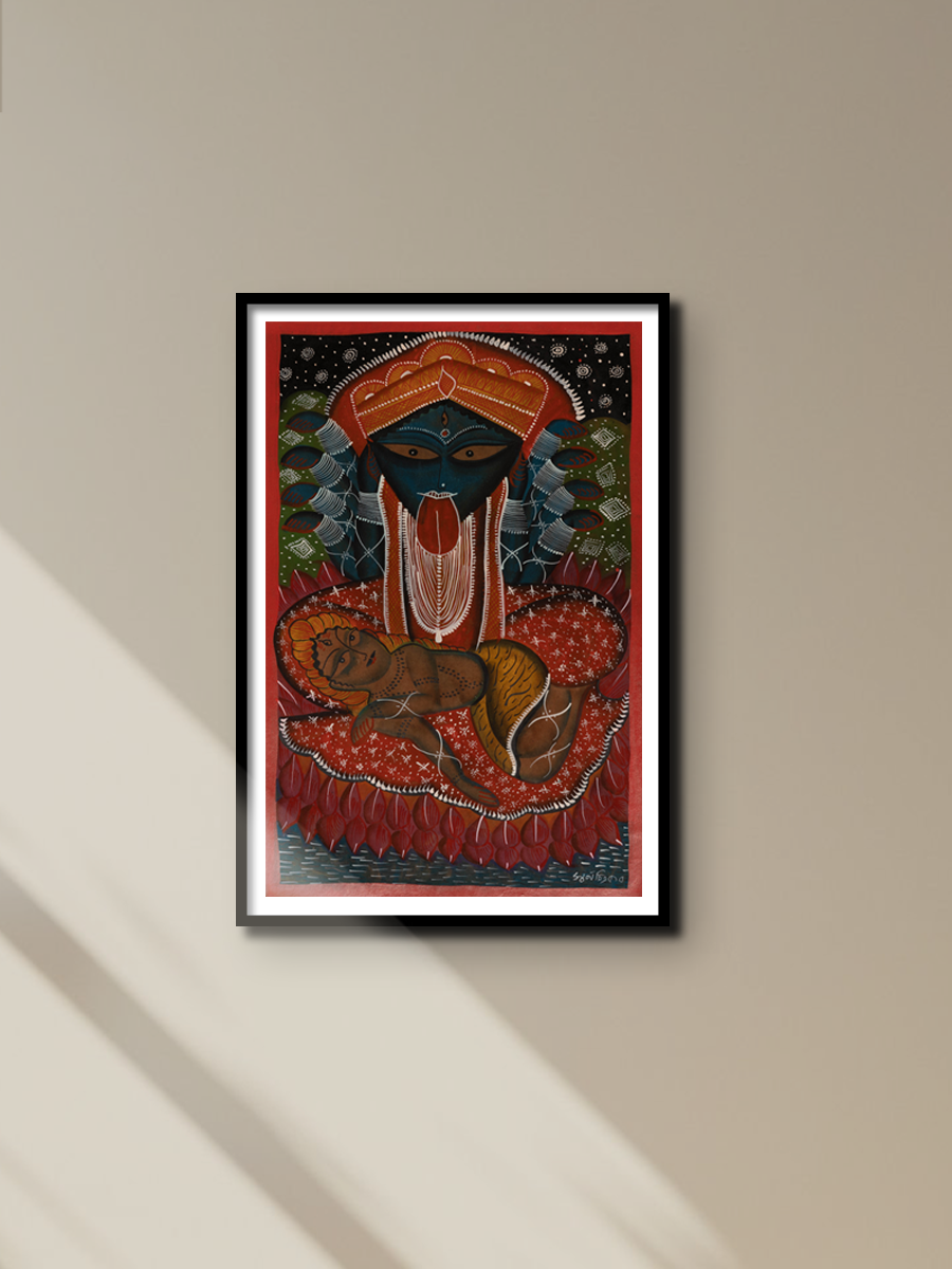Maa Kali: Bengal Pattachitra by Swarna Chitrakar for sale