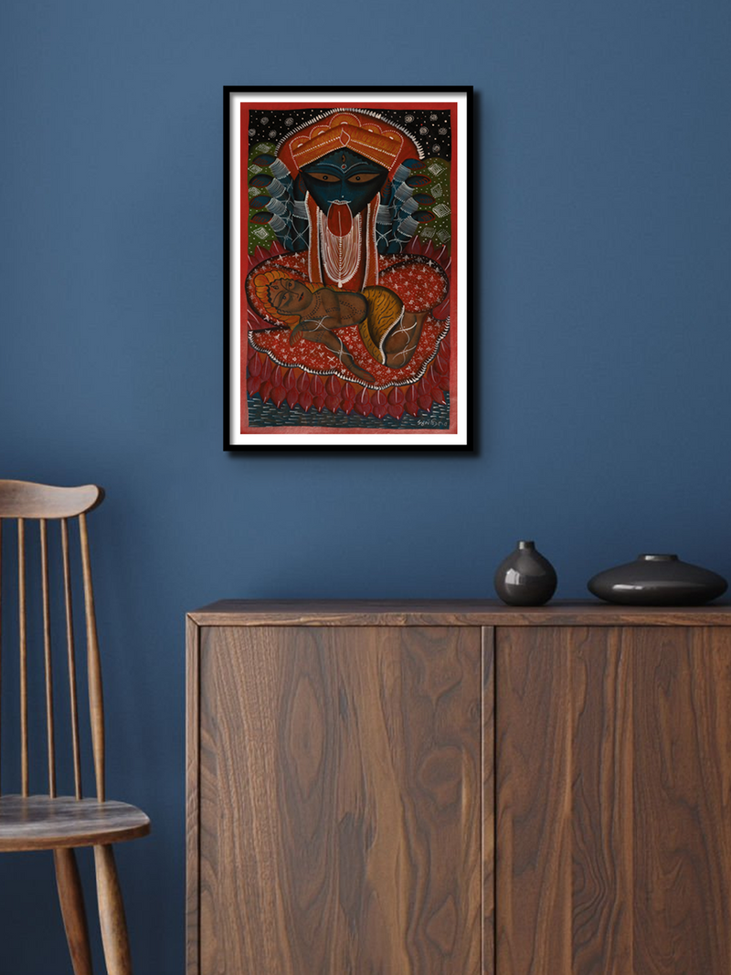 Buy Maa Kali: Bengal Pattachitra by Swarna Chitrakar