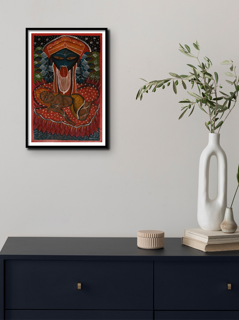 Order Maa Kali: Bengal Pattachitra by Swarna Chitrakar