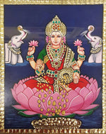 Maa Lakshmi, Tanjore Painting by Sanjay Tandekar