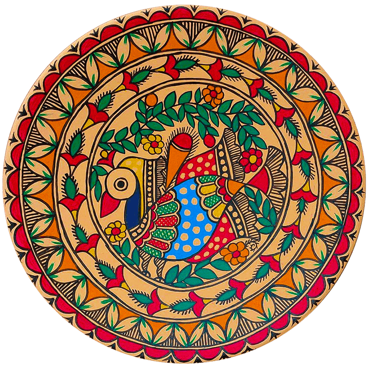 Madhubani plate art of revival by Priti Karn Thumbnail