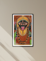 Shop Mahakali handpainted in Kalighat style by Manoranjan Chitrakar