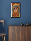 Mahakali handpainted in Kalighat style by Manoranjan Chitrakar