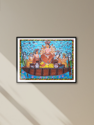 Buy Mahalaya: Kalighat style by Manoranjan Chitrakar for sale