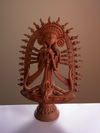 Shop Mahishasura Mardini in Terracotta by Ranjan Das