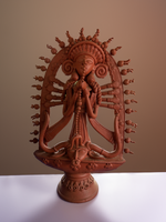 Shop Mahishasura Mardini in Terracotta by Ranjan Das