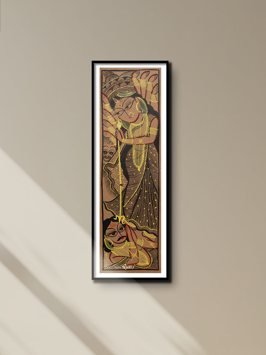 Buy Mahishasuramardini in Bengal Pattachitra