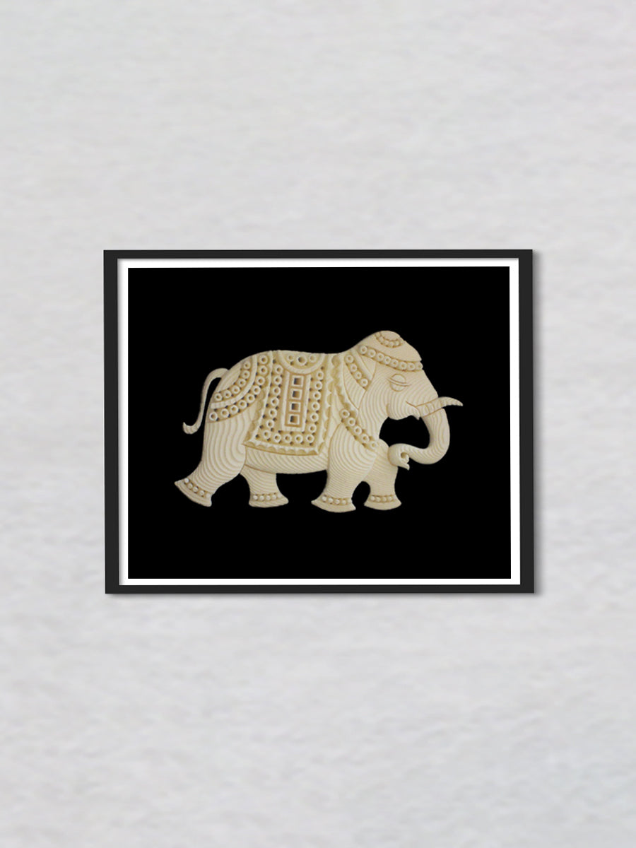 Majestic Bubbles Elephant‘s of Foam Art, Sea foam Art by Harsh Chhajed