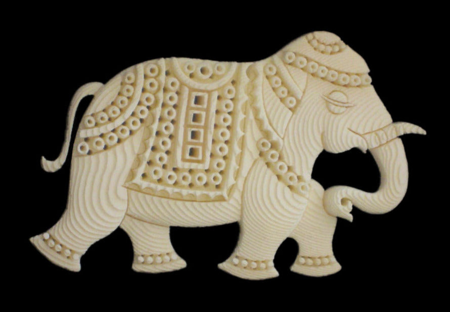 Buy Majestic Bubbles Elephant‘s of Foam Art, Sea foam Art by Harsh Chhajed