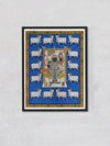 Shop Majestic Reverence : Regality of Shrinathji Pichwai Painting by Dinesh Soni