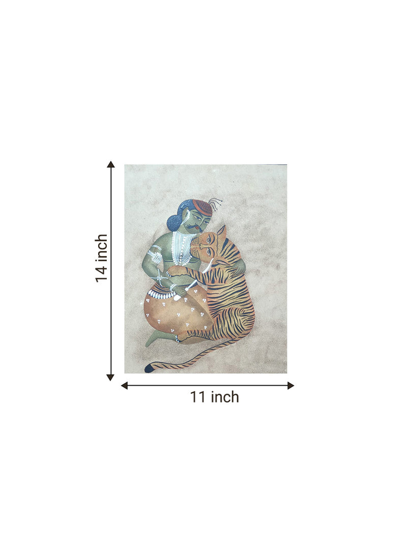 Man and the Beast in Kalighat for sale