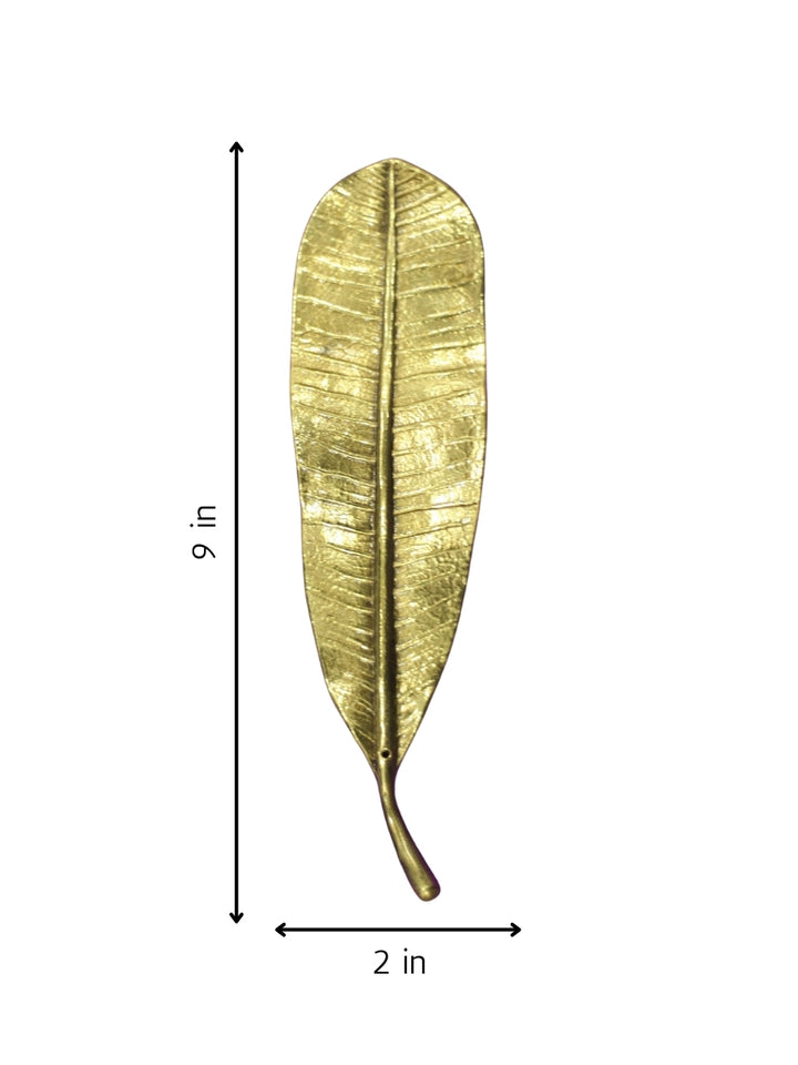 Mango leaf in Brass work by Chanchal Chakraborty Thumbnail