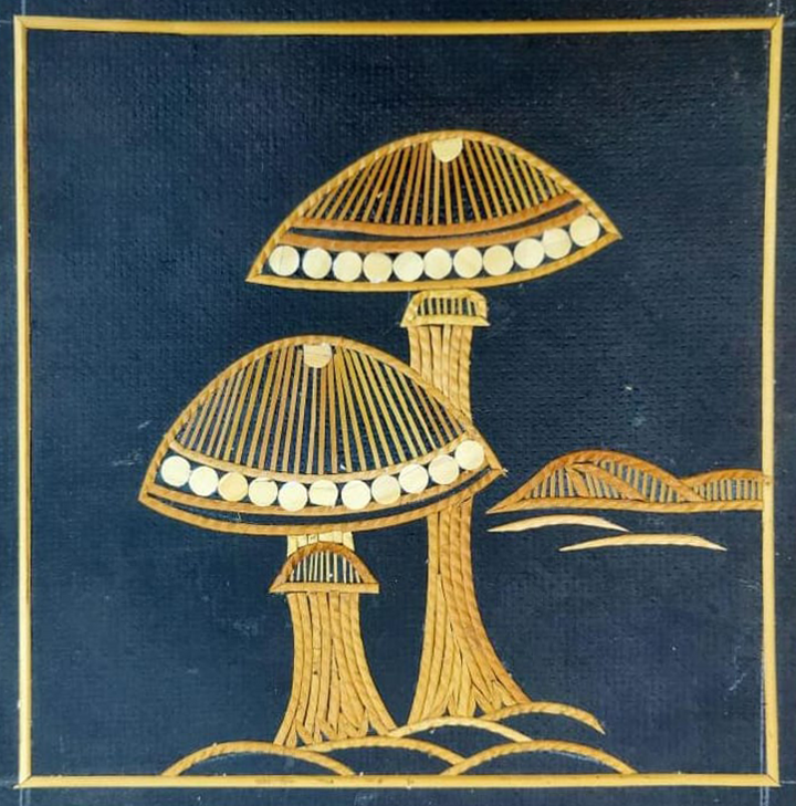 Mashrooms in Sikki Grass work by Suraj Kumar Sahu Thumbnail
