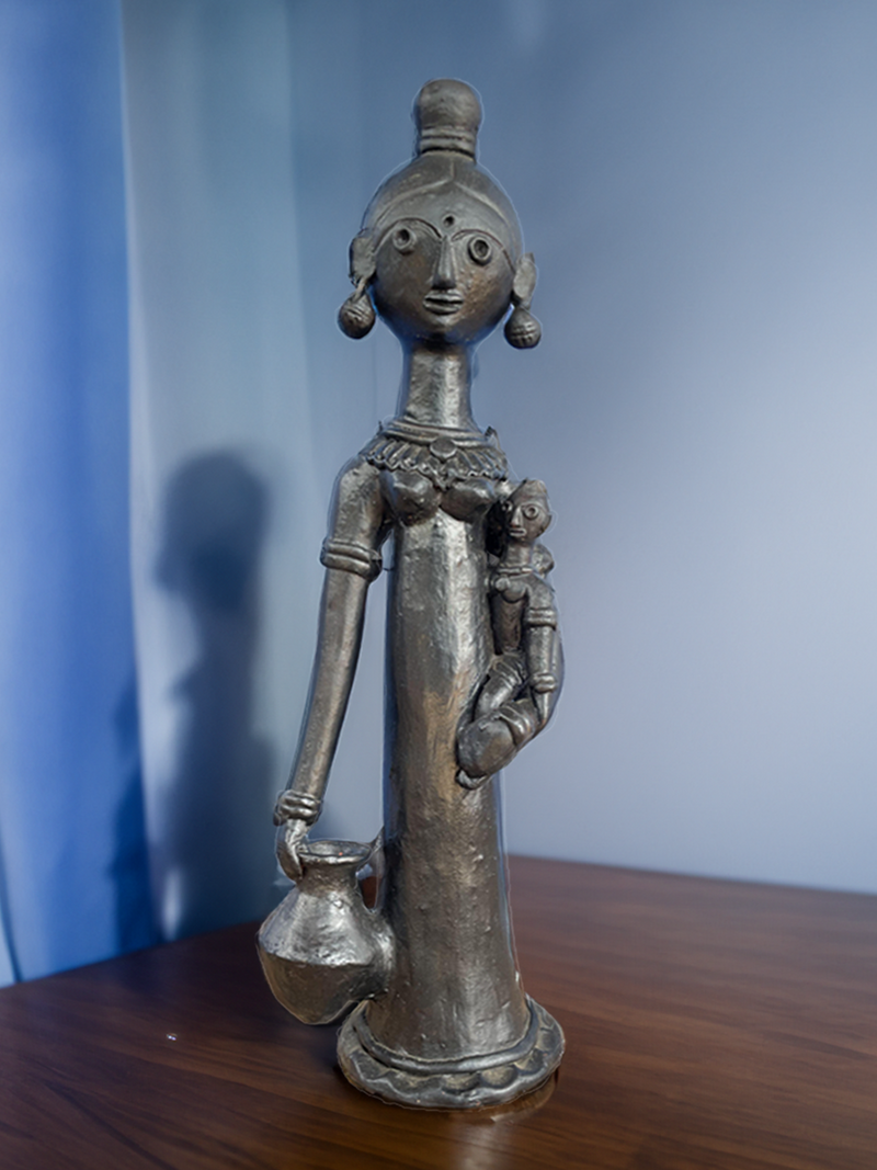 Shop Maternal Love in Terracotta by Ranjan Das
