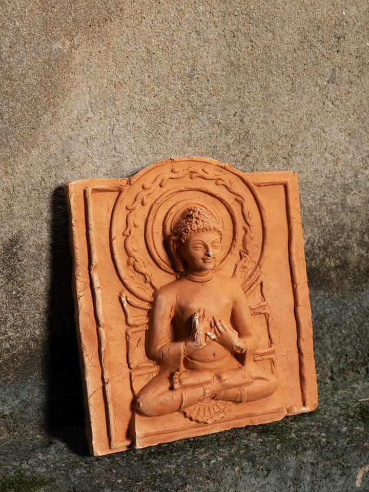 Meditating Buddha: Terracotta Art by Dolon Kundu Thumbnail