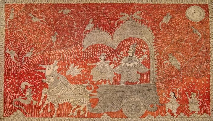 Meldi Mata Mata Ni Pachedi By Dilip Chitara For Home Decor Thumbnail