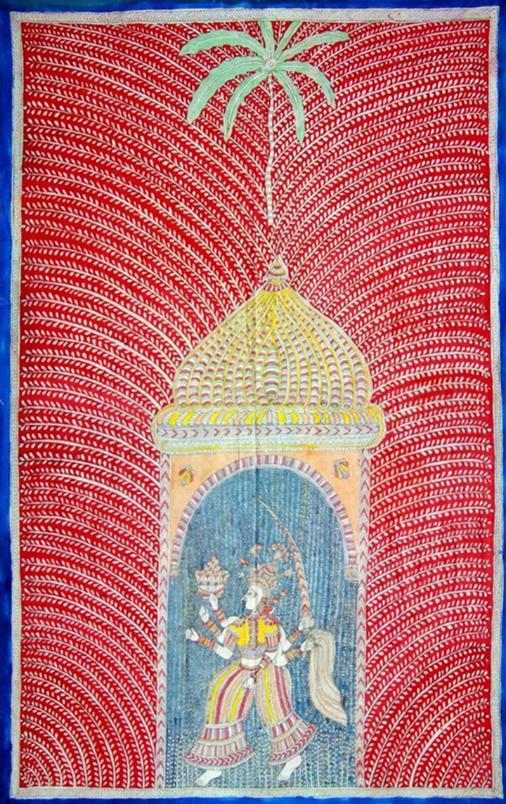 Meldi Mata Temple Mata Ni Pachedi By Dilip Chitara For Home Decor Thumbnail