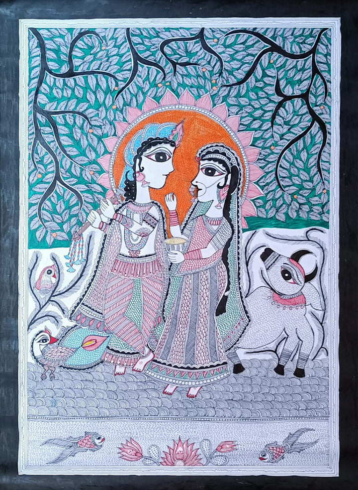 Melodies of Love: Krishna's Flute in Vrindavan by Vibhuti Nath Thumbnail