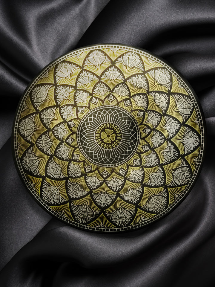 Melodiuos fusion of bidri Plate by Md Sayeed Ahmed Thumbnail