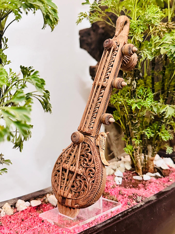 Melody of Divinity in Raw Sandalwood Veena by Om Prakash Thumbnail