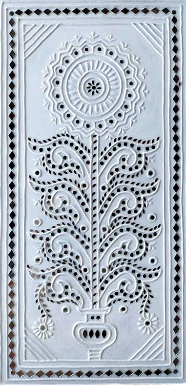 Mesmerising Bloom: Lippan Kaam Wonder by Nalemitha For Home Decor, Gifting Thumbnail