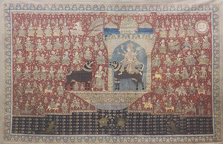 Mesmerising Tapestry Mata Ni Pachedi By Sanjay Chitara For Home Decor Thumbnail
