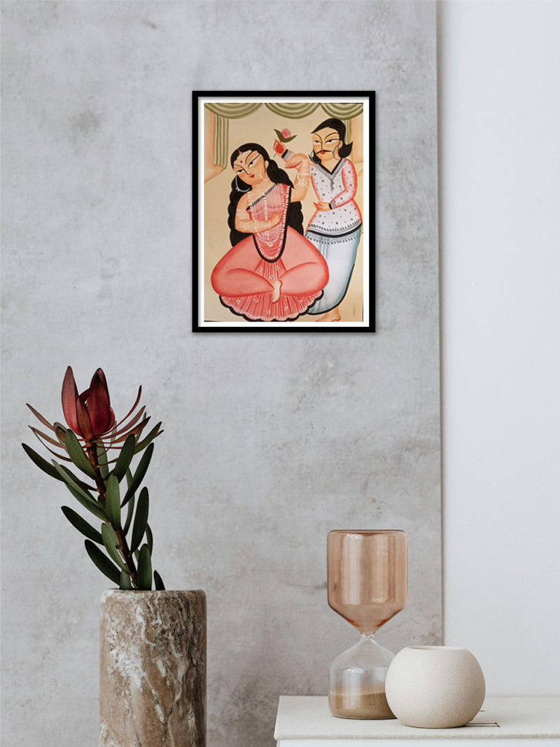 Moment of Love in Kalighat by Uttam Chitrakar