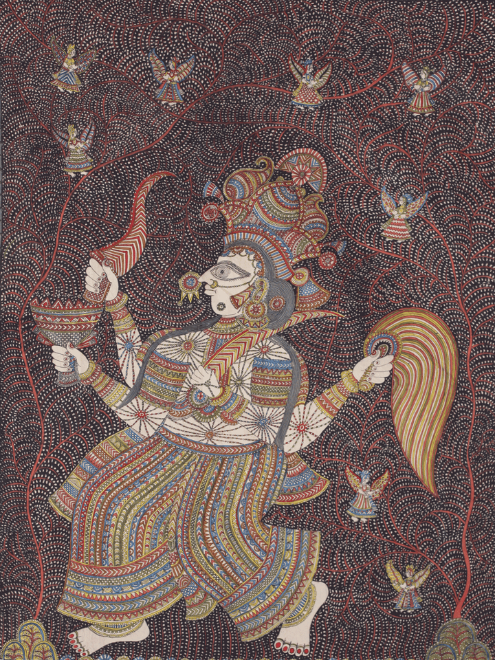 Mother Goddess Mata Ni Pachedi By Dilip Chitara For Home Decor Thumbnail