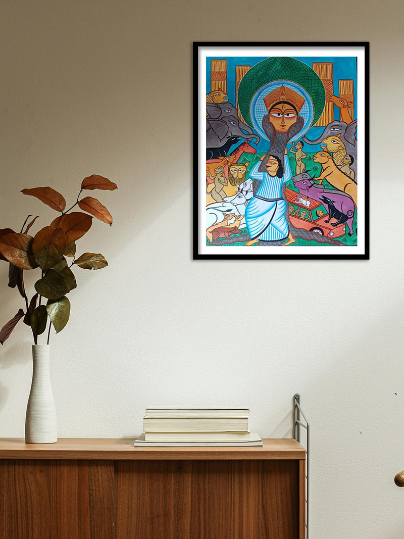 Mother Nature in Kalighat by Uttam Chitrakar