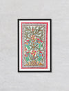 Motherhood - Arboreal Tapestry, Madhubani Painting by Priti Karn