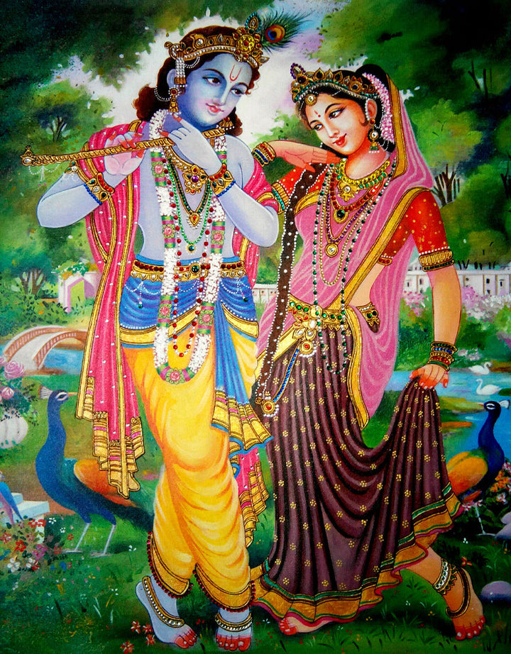 Muralidhara, Tanjore Painting by Sanjay Tandekar Thumbnail