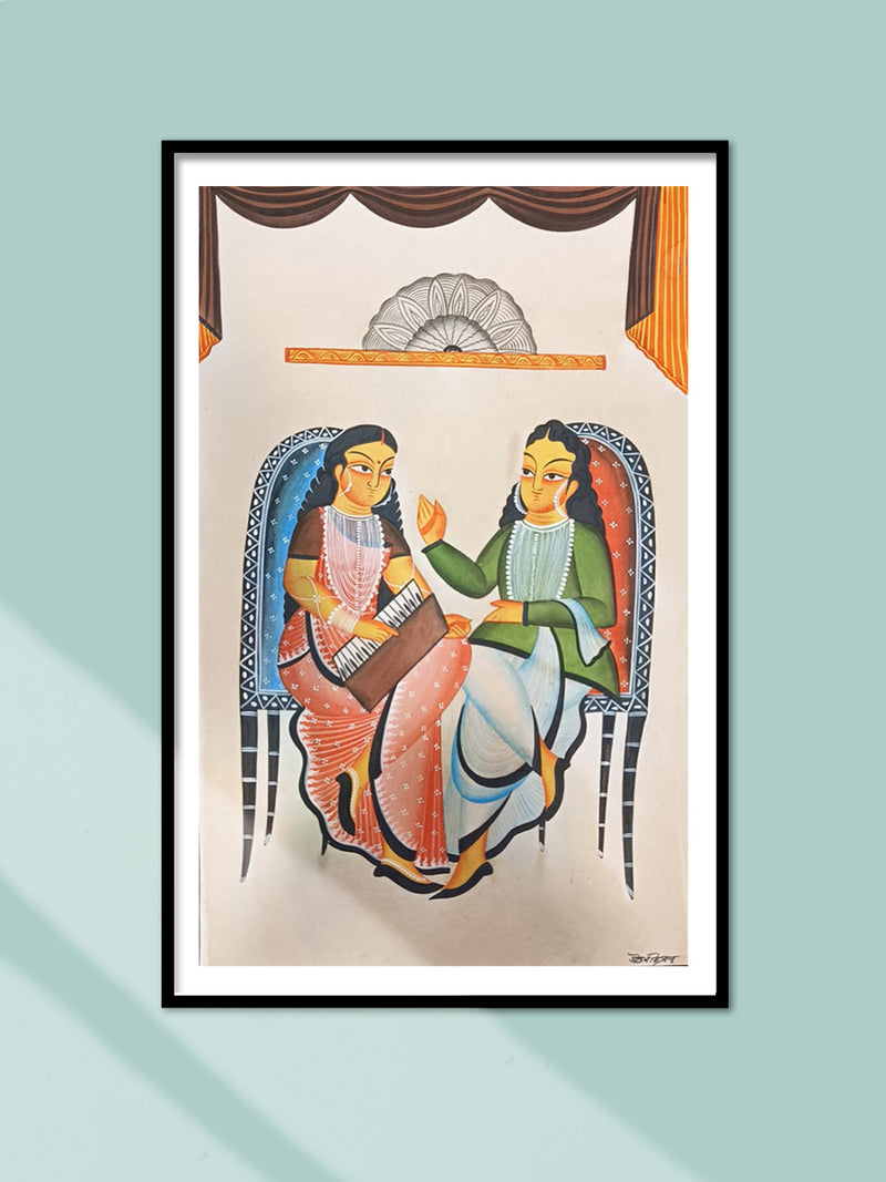 Shop Musicians in Kalighat by Uttam Chitrakar