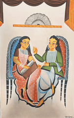 Buy Musicians in Kalighat by Uttam Chitrakar