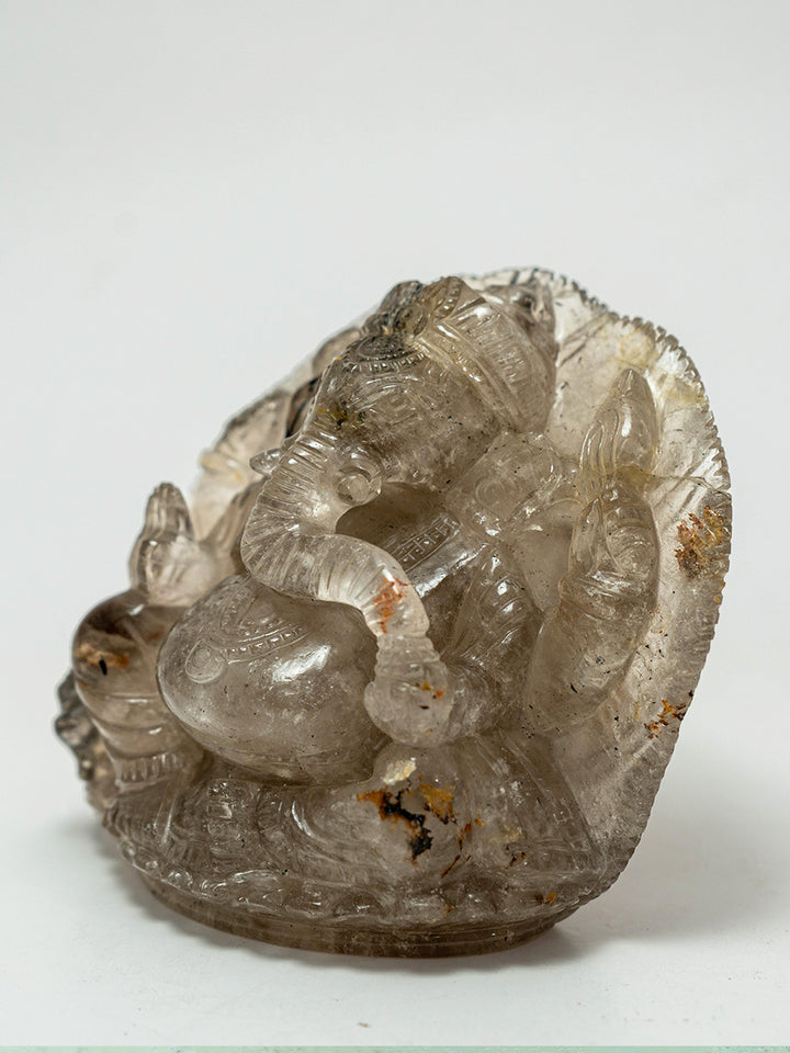 Mystic Crystal of Lord Ganesh: Radiant Sculpture by Prithvi Kumawat Thumbnail