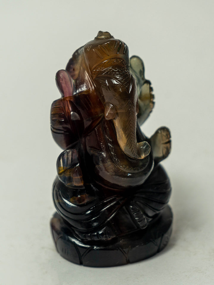 Mystic Radiance: Lord Ganesh in a Vibrant Gemstone by Prithvi Kumawat Thumbnail