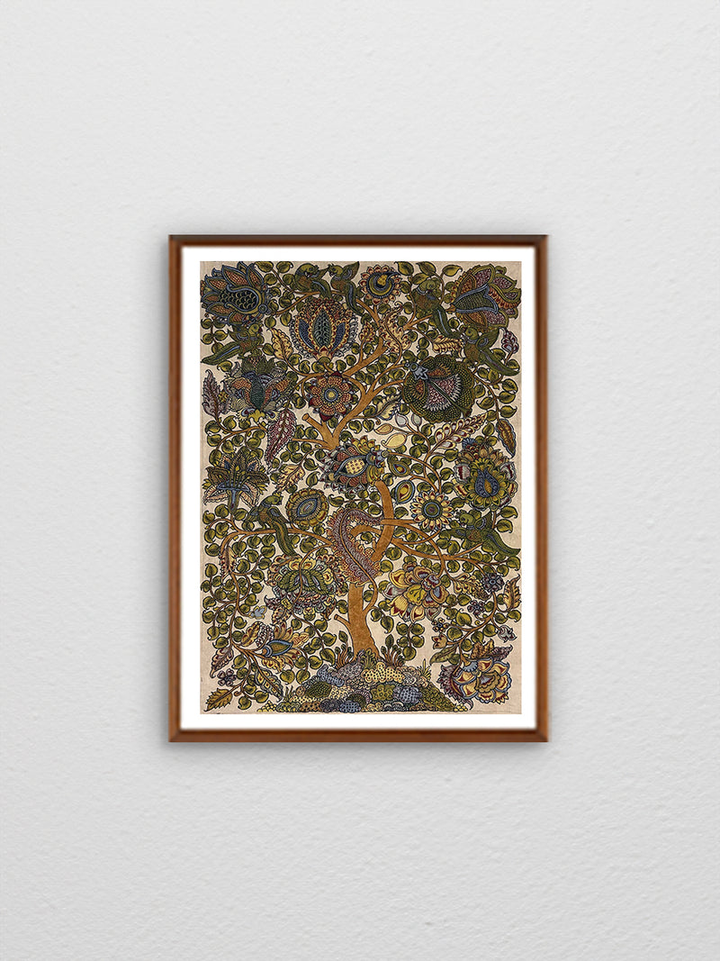 Tree of Life Kalamkari Cloth Painting for Sale