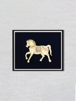 Mystical Symphony Equine in Foam Art, Sea foam Art by Harsh Chhajed