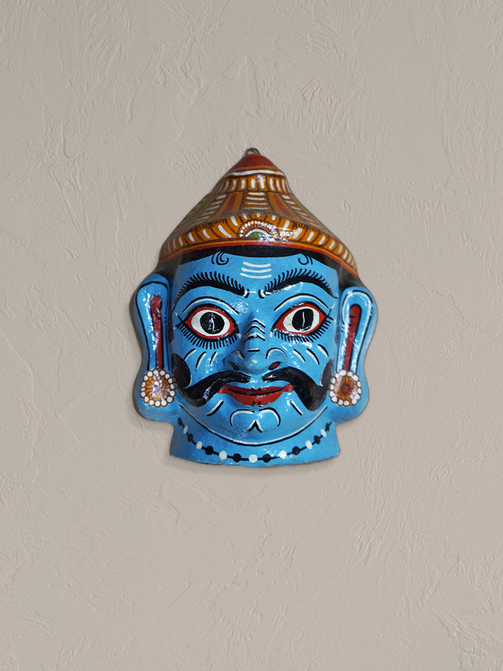 Mystique Revealed: Mighty Blue Ravan's Face by Keshab Maharana Thumbnail