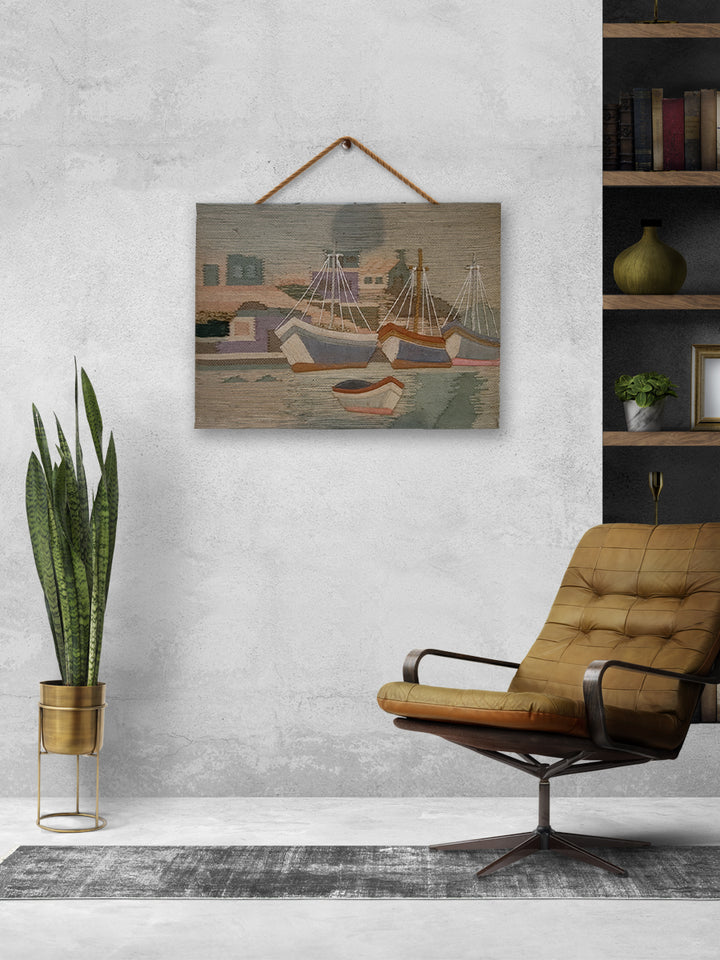 Narrative of Coastal Life: A Visual Voyage to Cherished Marine Memories, Ghazipur Wall Hanging by Md. Matim Thumbnail